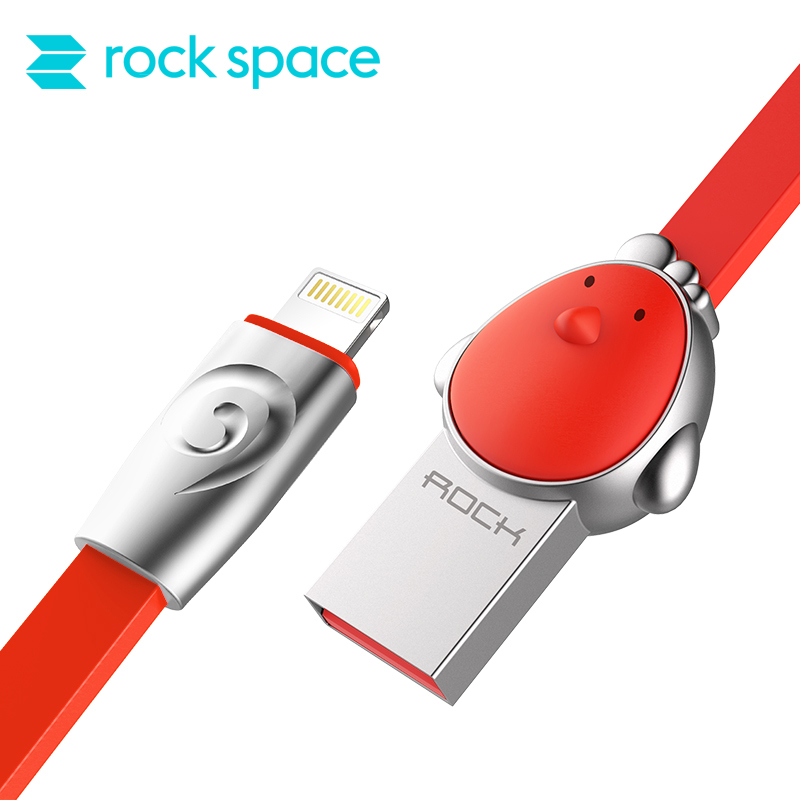 ROCKAPACE生肖鼠苹果数据线 (Rat lightning cable) 80601 蓝色