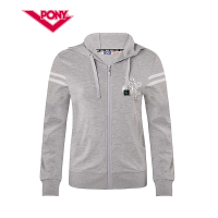 PONY秋季新品女连帽纯色长袖时尚休闲运动套装