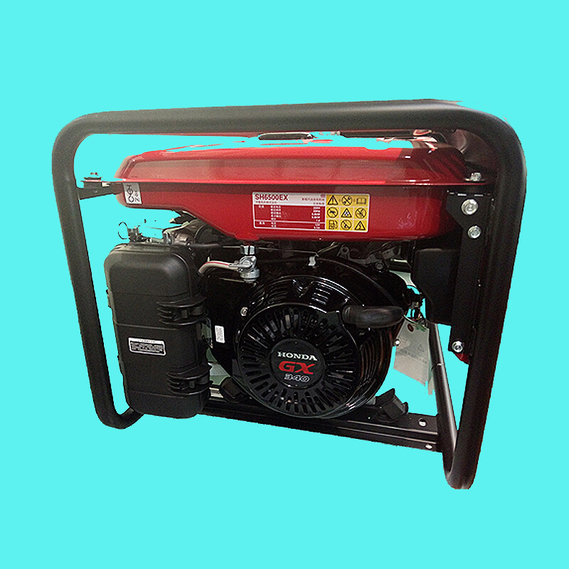 泽腾豪华型汽油发电机SH6500EX 单相 5.6kw