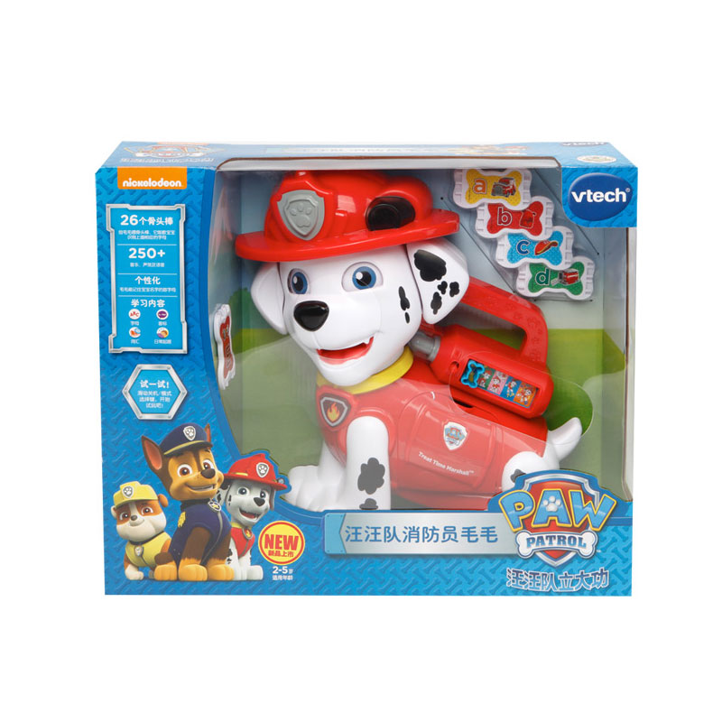 伟易达(Vtech) 玩具 汪汪队消防员-毛毛 汪汪队立大功狗狗巡逻队儿童早教益智玩具