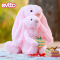 怡多贝EVTTO 正版长耳朵邦尼兔子玩偶可爱毛绒玩具兔子公仔女生布娃娃垂耳兔送女友生日礼物儿童宝宝安抚玩偶