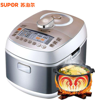 苏泊尔(SUPOR)鲜呼吸电压力锅 CYSB60FC18-100 球釜内胆 中途加菜可定时