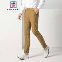 AEMAPE苹果 休闲裤男士棉质微弹修身百搭秋季新款长裤子
