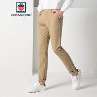 AEMAPE苹果 休闲裤秋冬男士商务休闲微弹多色棉质修身长裤子