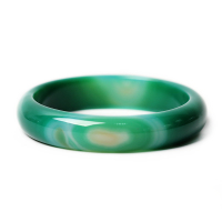 凝萃 绿玛瑙手镯内径58mm 饰品