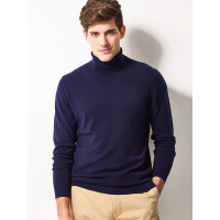 【苏宁自营】杰米克(JenMick)男装 高领百搭羊毛衫