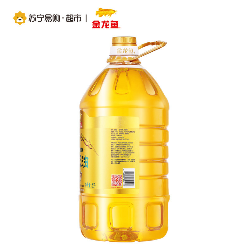 金龙鱼 谷维素稻米油5L*4桶