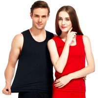 南极人 男款藏青蓄热黄金绒暖甲保暖背心上衣