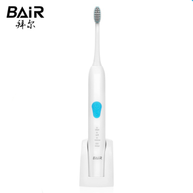 拜尔（BAiR）X5电动牙刷成人充电式牙刷声波自动智能牙刷防水软毛美白锂电池 魅力蓝