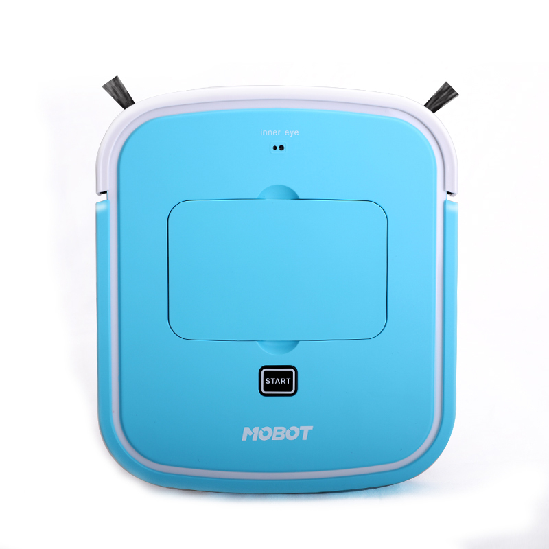 玻妞旗下机器人系列(MOBOT)206地妞 家用全自动扫地机智能超薄3CMt吸尘器迷你 清新蓝