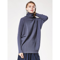 CLD899HS舒适简约高领常规款山羊绒套头衫