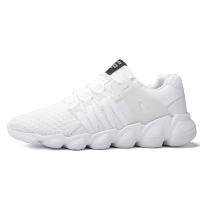 南极人男士大码39-46新款飞线编织复古跑鞋软底舒适透气网面休闲运动鞋 Q719-2