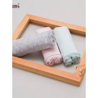 顶瓜瓜女士内裤女棉质中腰棉面料蕾丝性感无痕少女三角裤3条装_Ubs03