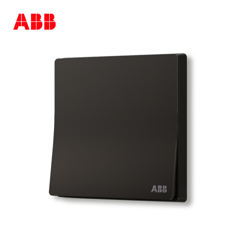 ABB开关插座 轩致无框 星空黑门铃开关 10AAF429-885