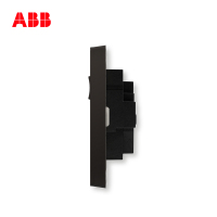 ABB开关插座 轩致无框一位中标带开关三孔插座16AAF228-885