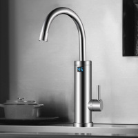 海尔施特劳斯 HSW-X30M3S即热式电热水龙头快速热水器 金属厨房热水宝