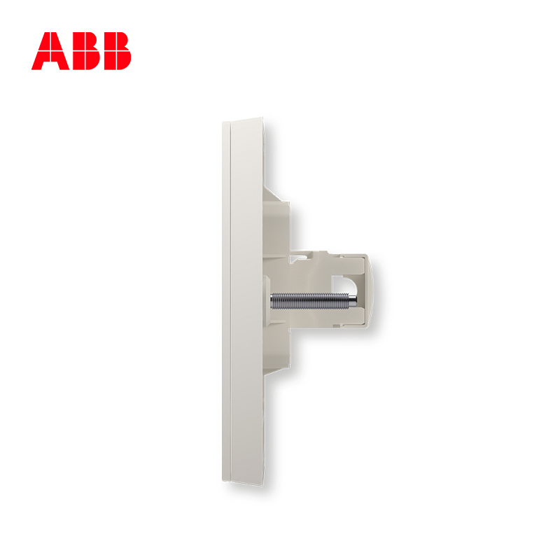 ABB开关插座 轩致无框 雅典白色 一位单电脑网络信息插座AF331