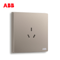 ABB开关插座 轩致无框一位中标三孔插座10AAF203-PG