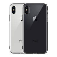 ESCASE 苹果iPhoneX/Xs手机壳 5.8英寸全包透明硅胶防摔TPU保护套软壳 本色透明