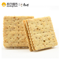 康师傅 3+2胚芽苏打夹心饼干 黑芝麻味 300g包