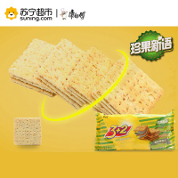 康师傅 3+2胚芽苏打夹心饼干 黑芝麻味 300g包