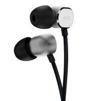 爱科技(AKG)N20 入耳式耳机 HIFI音乐耳机 重低音手机耳机 无线控版 银色