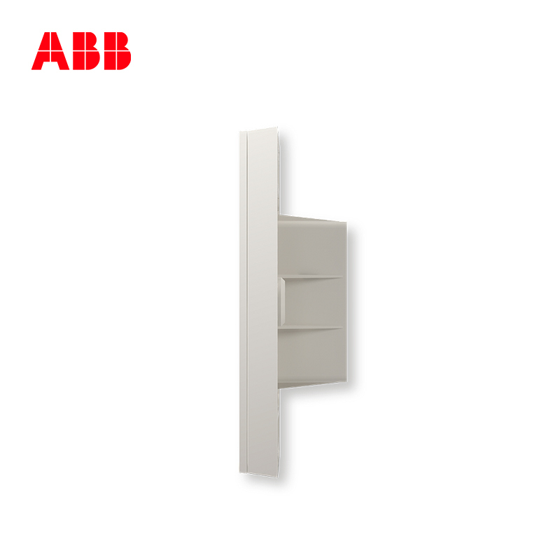 ABB开关插座 轩致无框雅典白色一位带分 支电视插座AF304