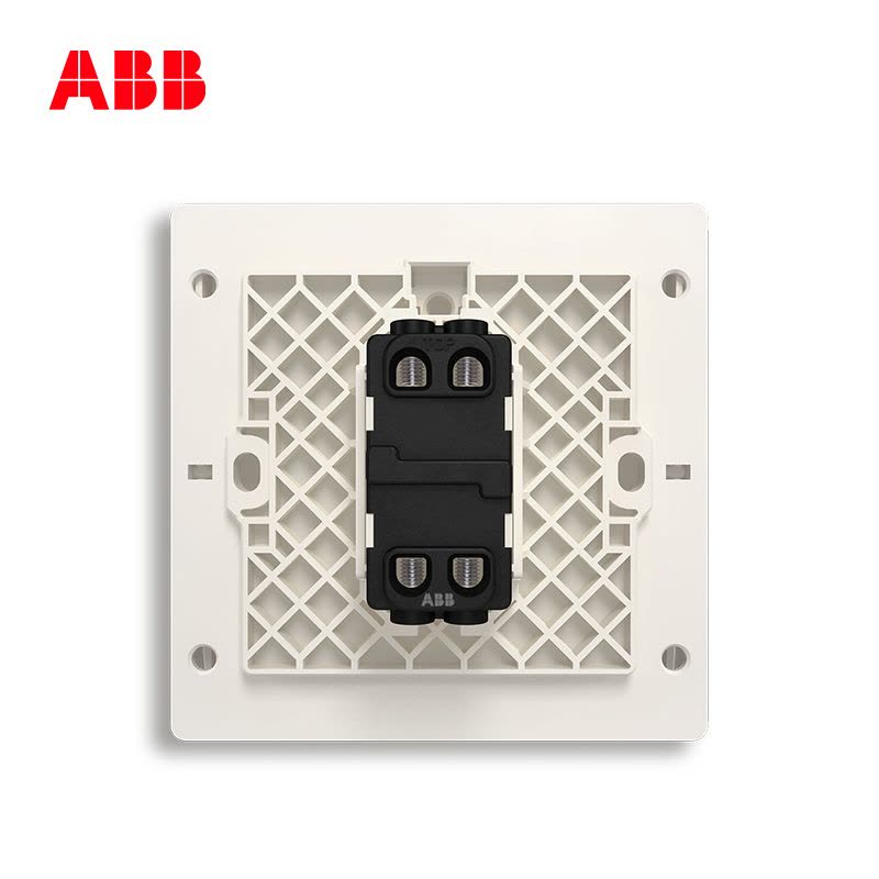 ABB开关插座 轩致无框朝霞金二位电视/电话插座RJ11AF324—PG图片