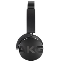 爱科技(AKG)Y50 便携式头戴式耳机 重低音 耳麦线控 立体声手机耳机 HIFI音乐耳机 黑色