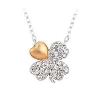 施华洛世奇(Swarovski)玫瑰金色四叶草项链施华洛世奇5076853
