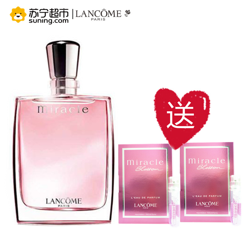 兰蔻(LANCOME)奇迹香氛100ml(送奇迹绽放香水1.2ml*2个)