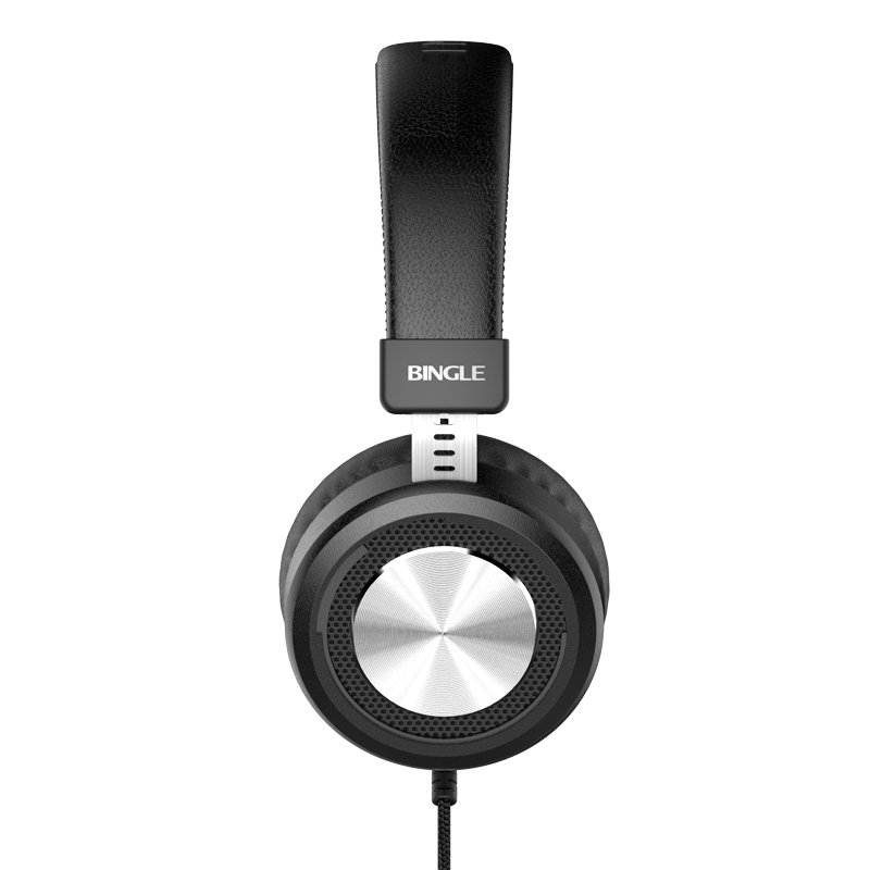 宾果/Bingle M60耳机头戴式有线控音乐重低音手机电脑通用耳麦(黑色)