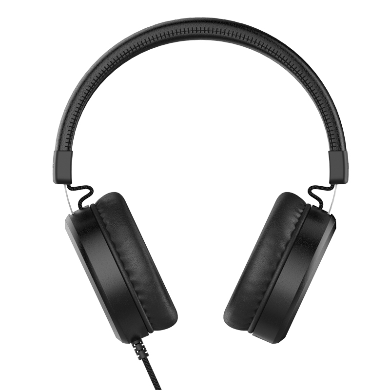 宾果/Bingle M60耳机头戴式有线控音乐重低音手机电脑通用耳麦(黑色)