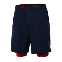 Adidas/阿迪达斯 男装 2017新款梭织训练速干透气运动裤短裤|BK6162