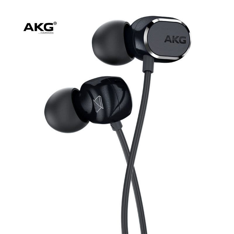 AKG/爱科技 N25入耳式耳机手机通用线控带麦通话hifi手机耳塞 有线耳机 黑色图片