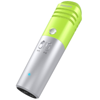 飞利浦(PHILIPS)DLK38002手机麦克风 通用话筒 苹果安卓电容麦 音响电脑K歌 青春版荧光绿