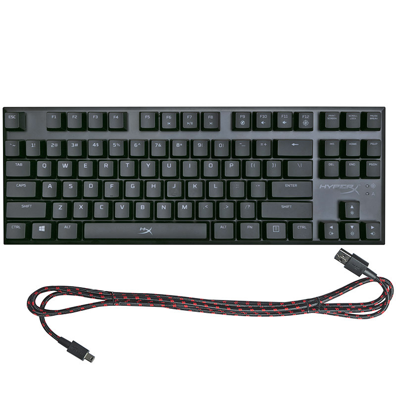 金士顿(Kingston) HyperX Alloy FPS Pro阿洛伊专业版Cherry红轴有线机械键盘黑色