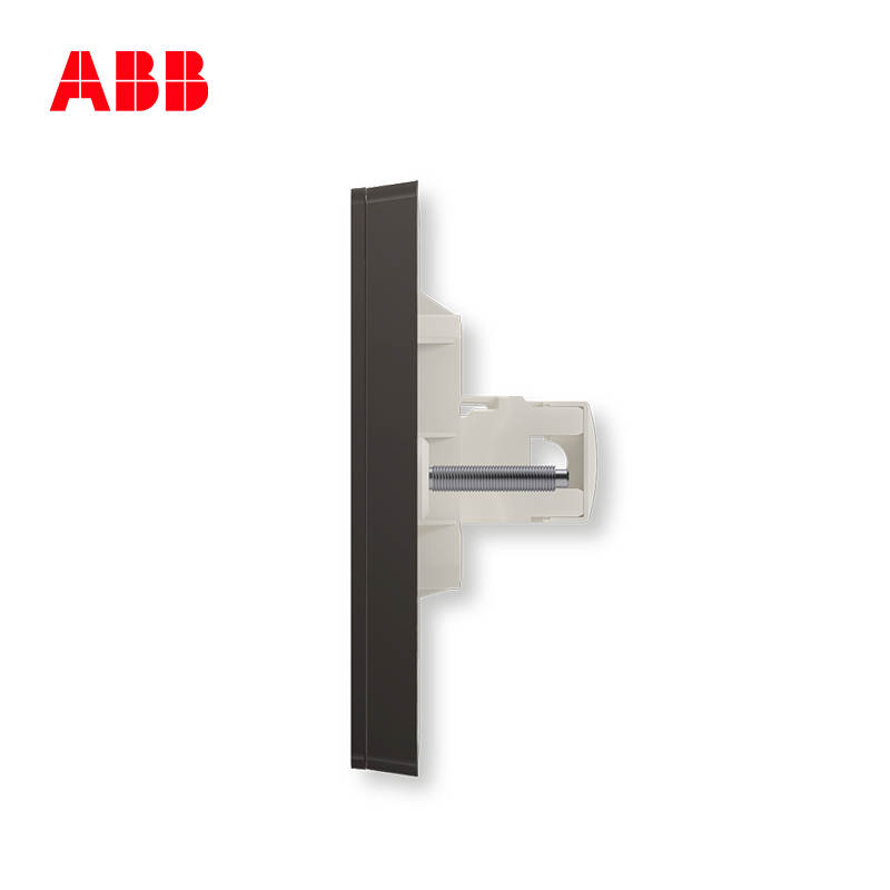 ABB开关插座 轩致无框二位电话RJ11/超5类电脑插座RJ45AF323-885
