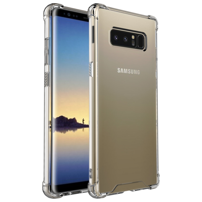 ESCASE 三星Note8手机壳 全包防摔 双料软壳保护套TPU+PC抗摔抗黄变 德国进口拜耳TPU 高透高清大图