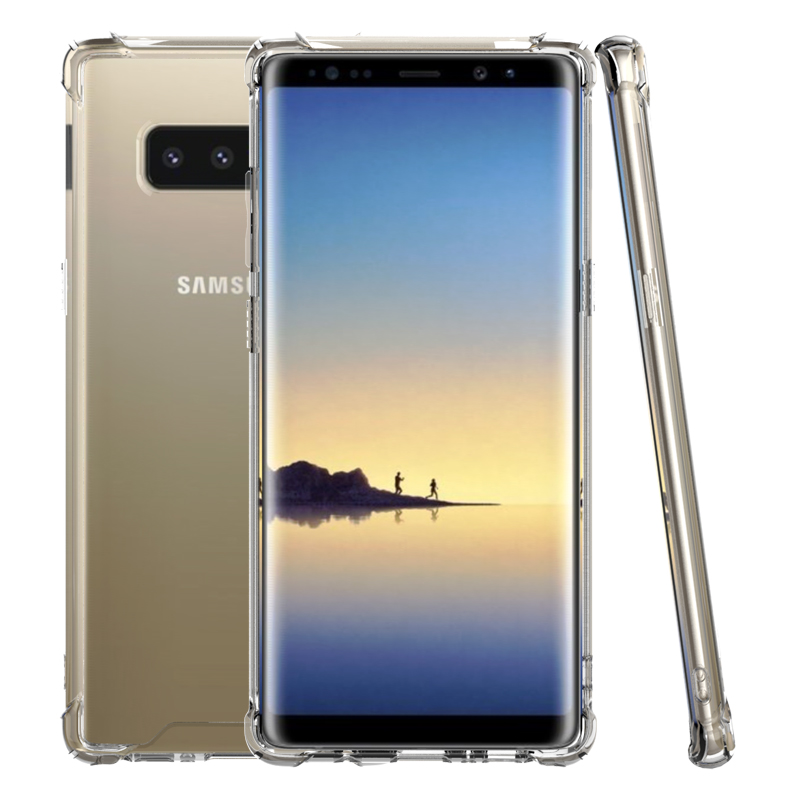 ESCASE 三星Note8手机壳 全包防摔 双料软壳保护套TPU+PC抗摔抗黄变 德国进口拜耳TPU 高透高清大图