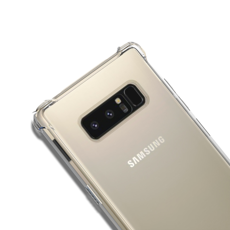 ESCASE 三星Note8手机壳 全包防摔 双料软壳保护套TPU+PC抗摔抗黄变 德国进口拜耳TPU 高透