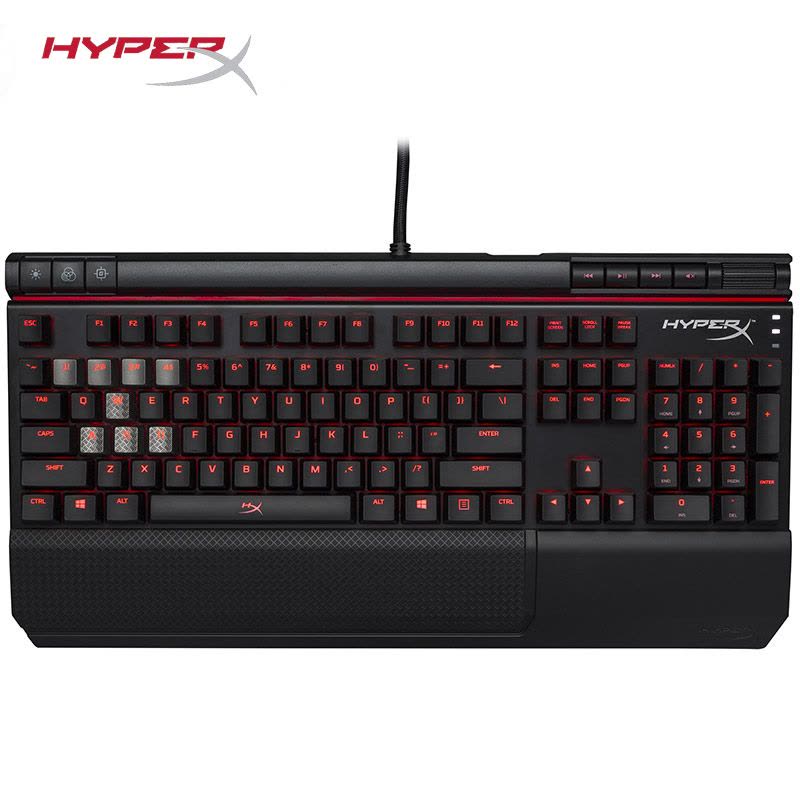 金士顿(Kingston)HyperX Alloy Elite 阿洛伊 精英版Cherry茶轴有线机械键盘黑色图片