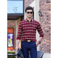 传奇保罗 2017男士长袖T恤打底衫男上衣polo衫秋冬新款男T恤