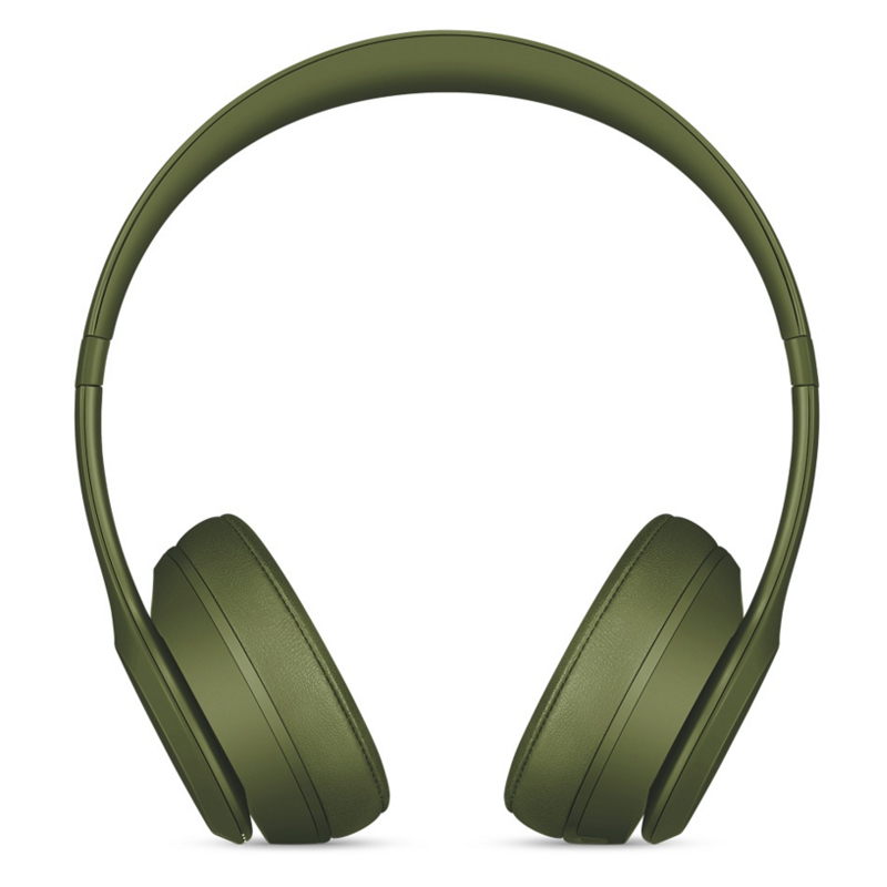 BEATS Solo3 Wireless 无线耳机 头戴式蓝牙耳机 带麦可通话跑步运动耳机 草原绿