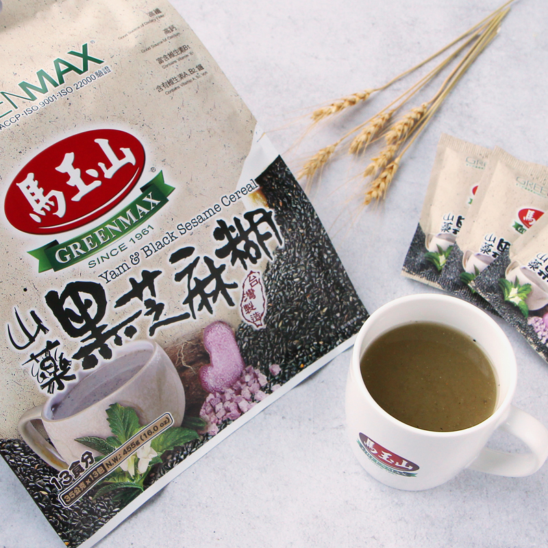 GreenMax 马玉山 山药黑芝麻糊35g×13pcs/盒 台湾进口冲饮芝麻糊 五谷