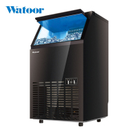沃拓莱(Watoor)大、中型55公斤方冰全自动自动清洗商用制冰机冰吧HZB-50/A
