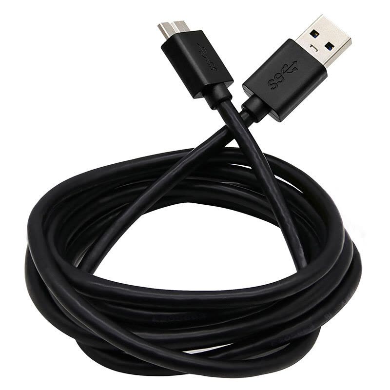 飞利浦(PHILIPS)SWR3101 USB3.0数据线5Gbps黑色 移动硬盘线、手机线1.8米图片