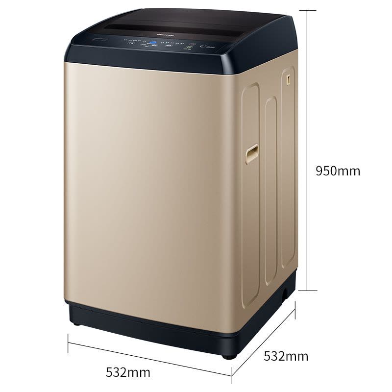 海信(Hisense)XQB80-H6326DG 8公斤 DD直驱变频全自动波轮洗衣机 全智能模糊控制 一键智洗 羊毛洗图片