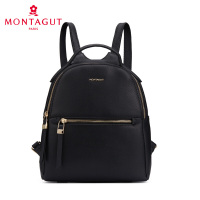 梦特娇MONTAGUT女式双肩包2017新款时尚百搭胸包背包双肩两用包包