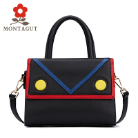 梦特娇Montagut时尚女士包包2017新款女包手提包百搭单肩斜挎包